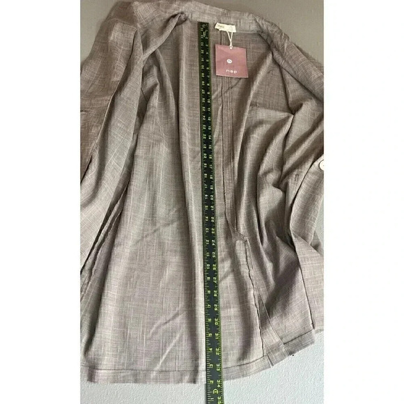 Nap Loungewear Womens Oversized One Button Blazer Size L Slouchy Loose Fit - Picture 16 of 16